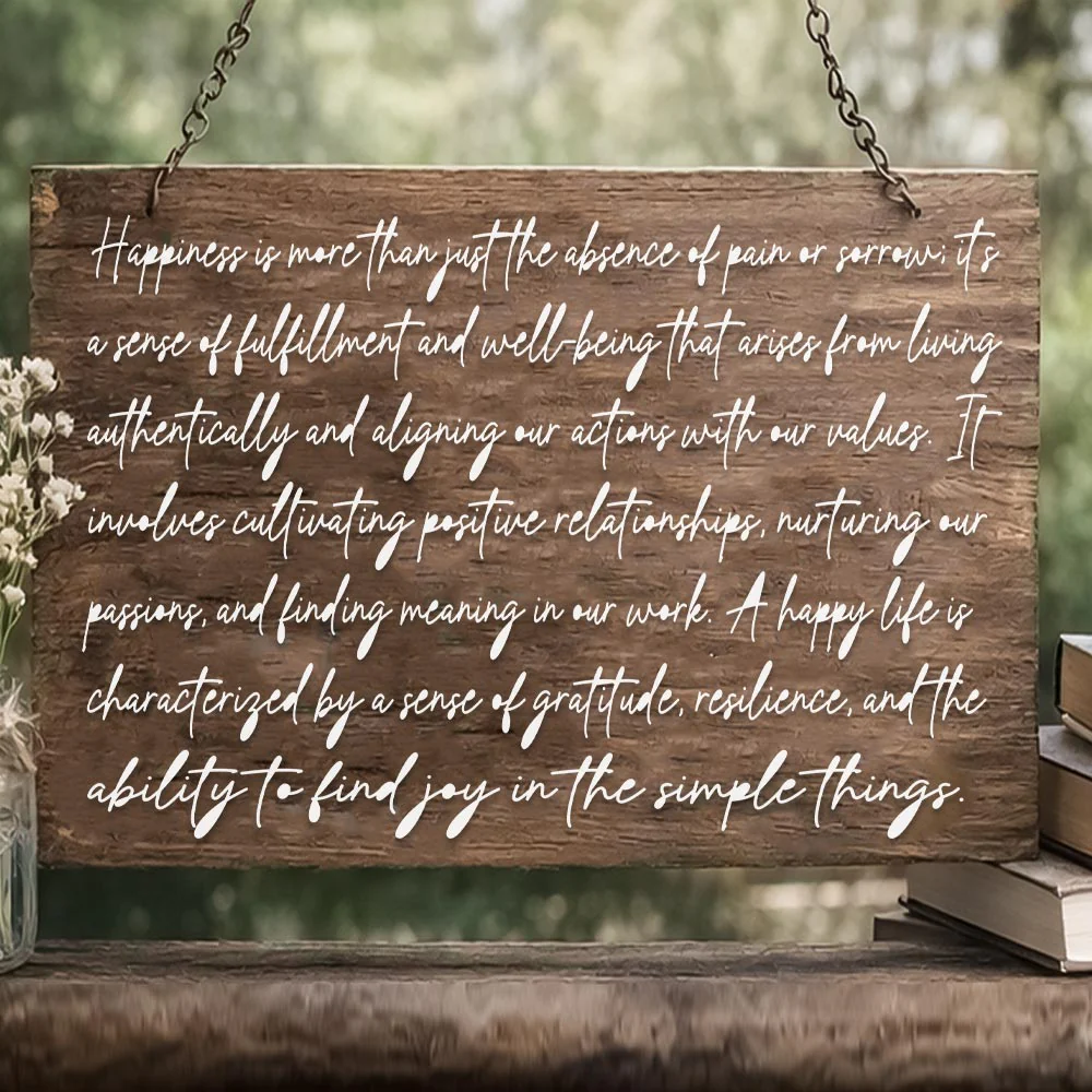 Inspirational Happiness Quote Calligraphy Stencil for Wall, Wood & Canvas Art β Motivational Text Design β ID# 695 - Image 7