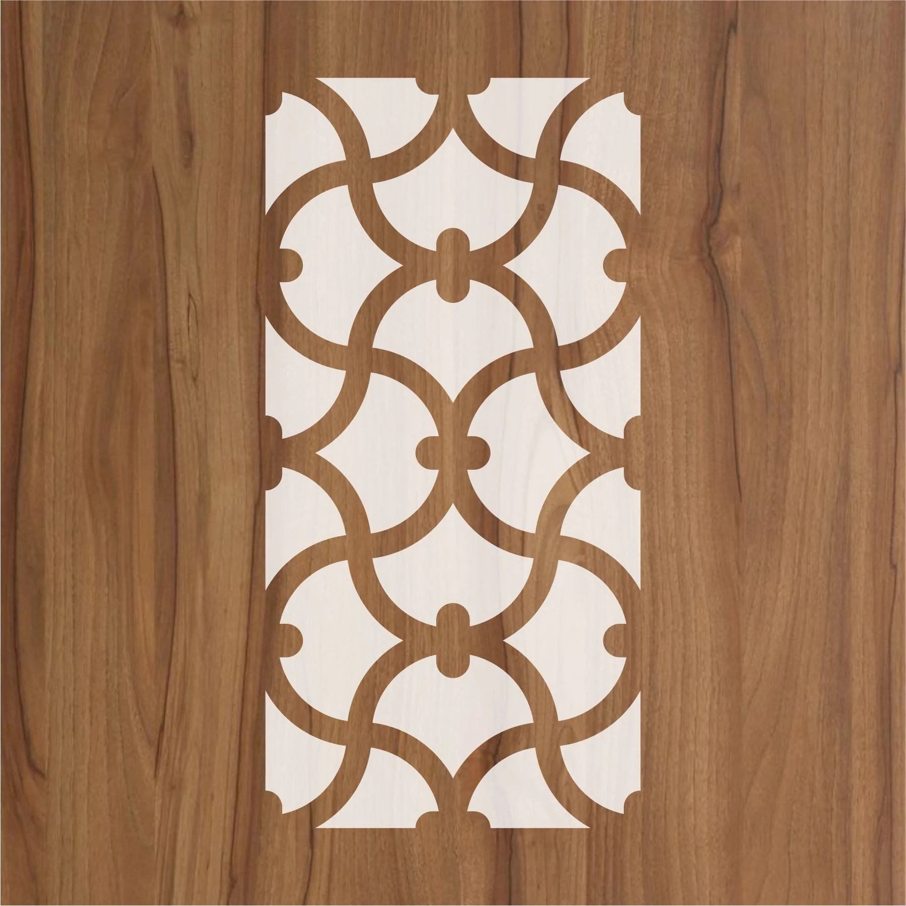 Seamless Mesh Pattern Reusable Stencil For Canvas And Wall Painting.ID#212D - Image 2