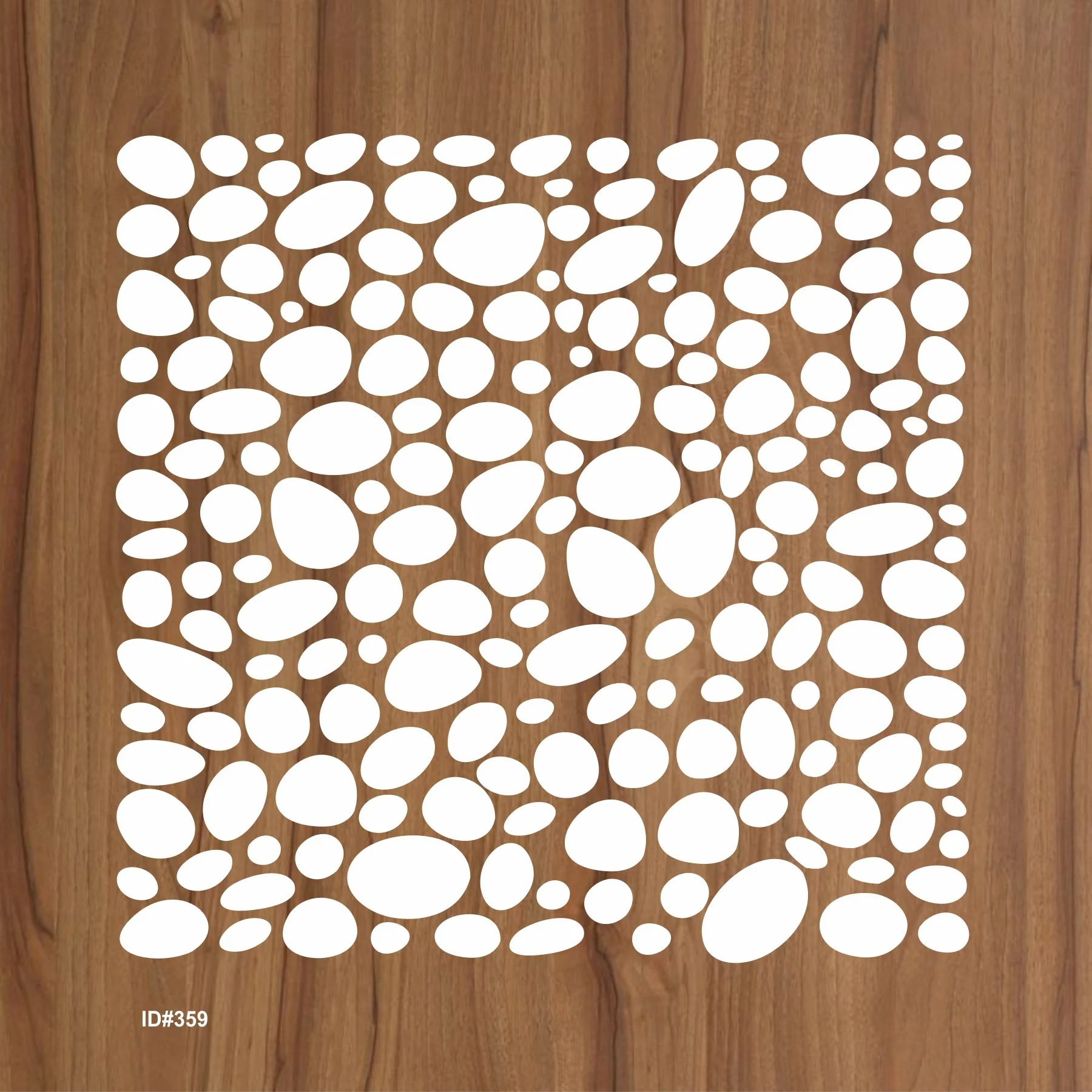 Stone Repeat  Pattern Stencil Reusable Stencil For Canvas And Wall Paintingl.ID# 359 - Image 2