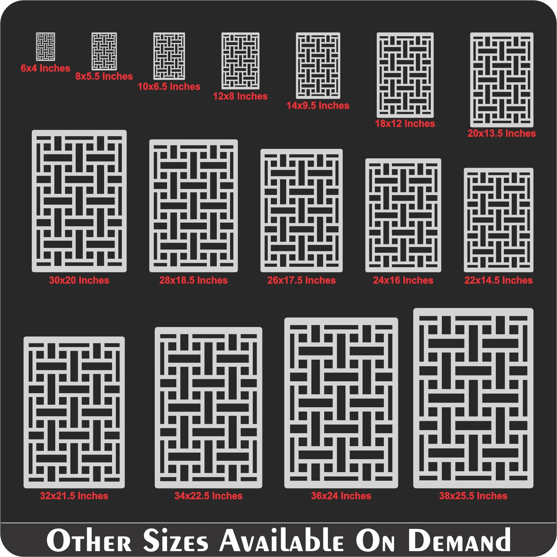 Talida Pattern Reusable Stencil For Canvas And Wall Painting.ID#212A - Image 7